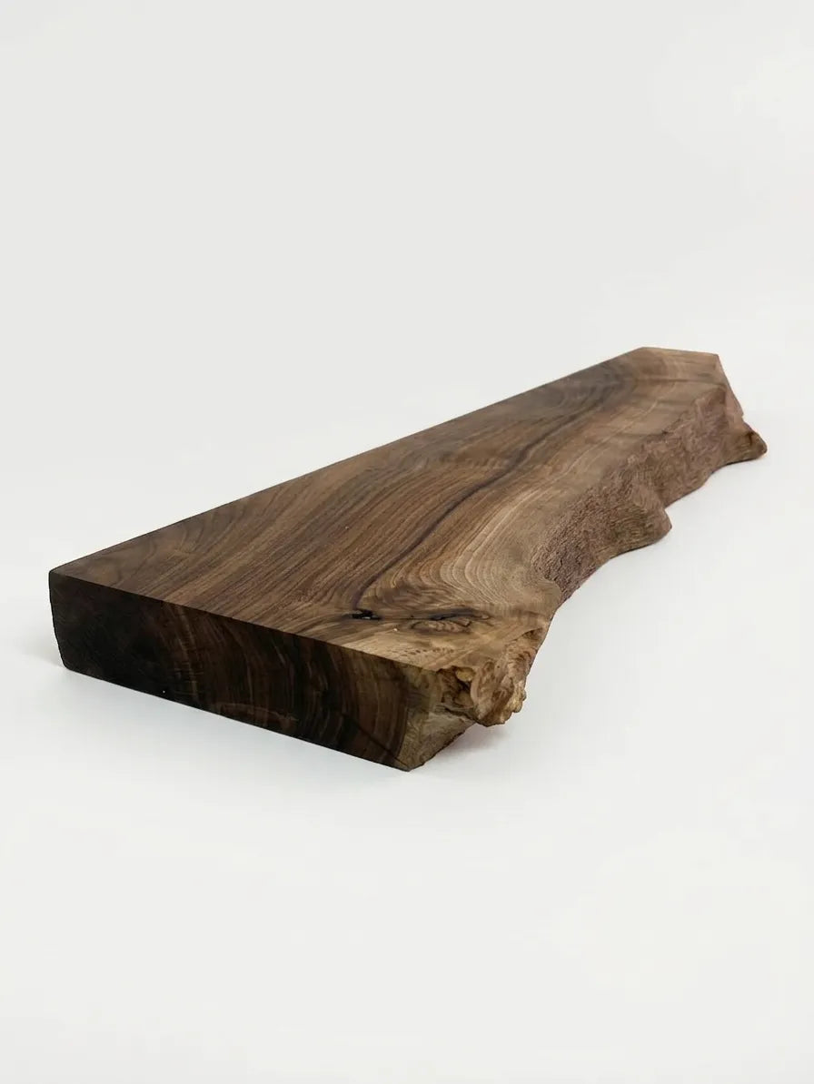 Live Edge Walnut Floating Shelf