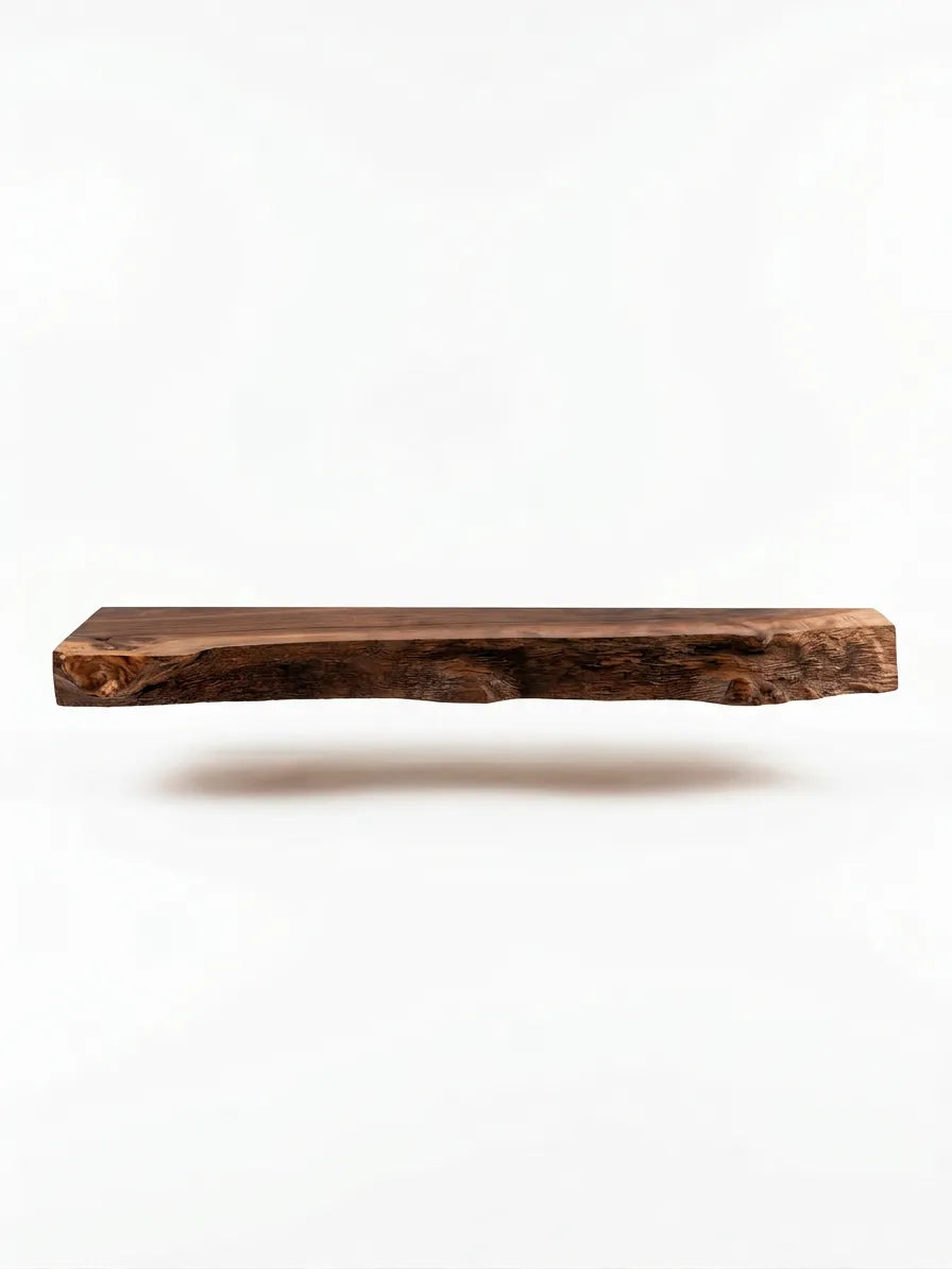 Live Edge Walnut Floating Shelf